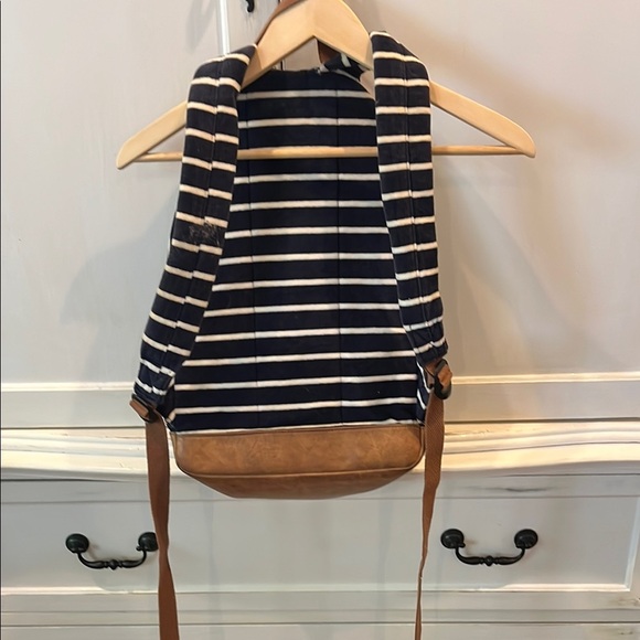 Mossimo Striped Navy and White Backpack - Picture 2 of 7